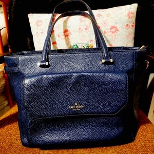 Kate Spade Blue Tote Bag Purse